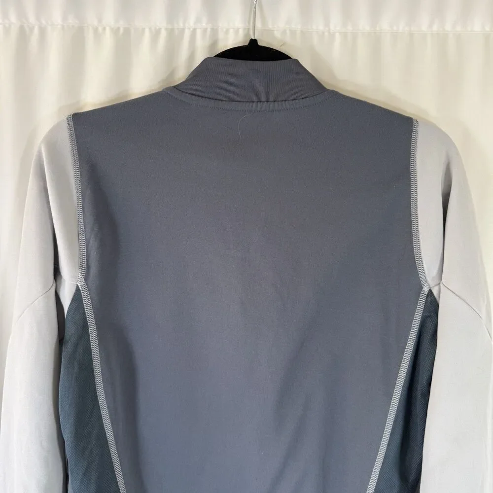 Sporting Kansas City Jacket Women's XS Grey White 1/4 Zip Pullover ADIDAS - Picture 12 of 13